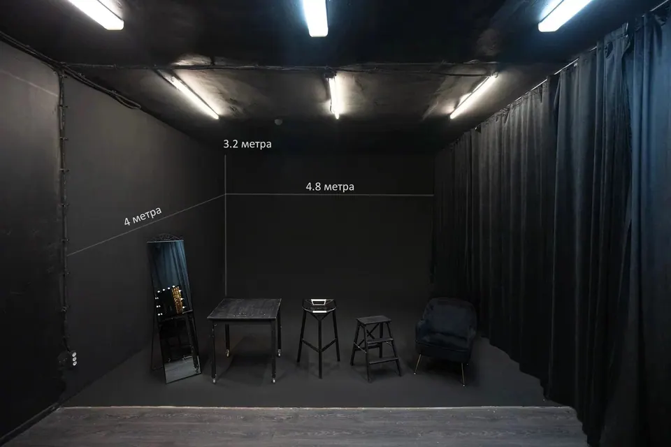 Зал Циклорама чёрная, 80 м², ВДНХ